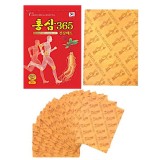 Противовоспалительные пластыри с красным женьшенем Gold Insam 365 Korean Power Ginseng 20 шт